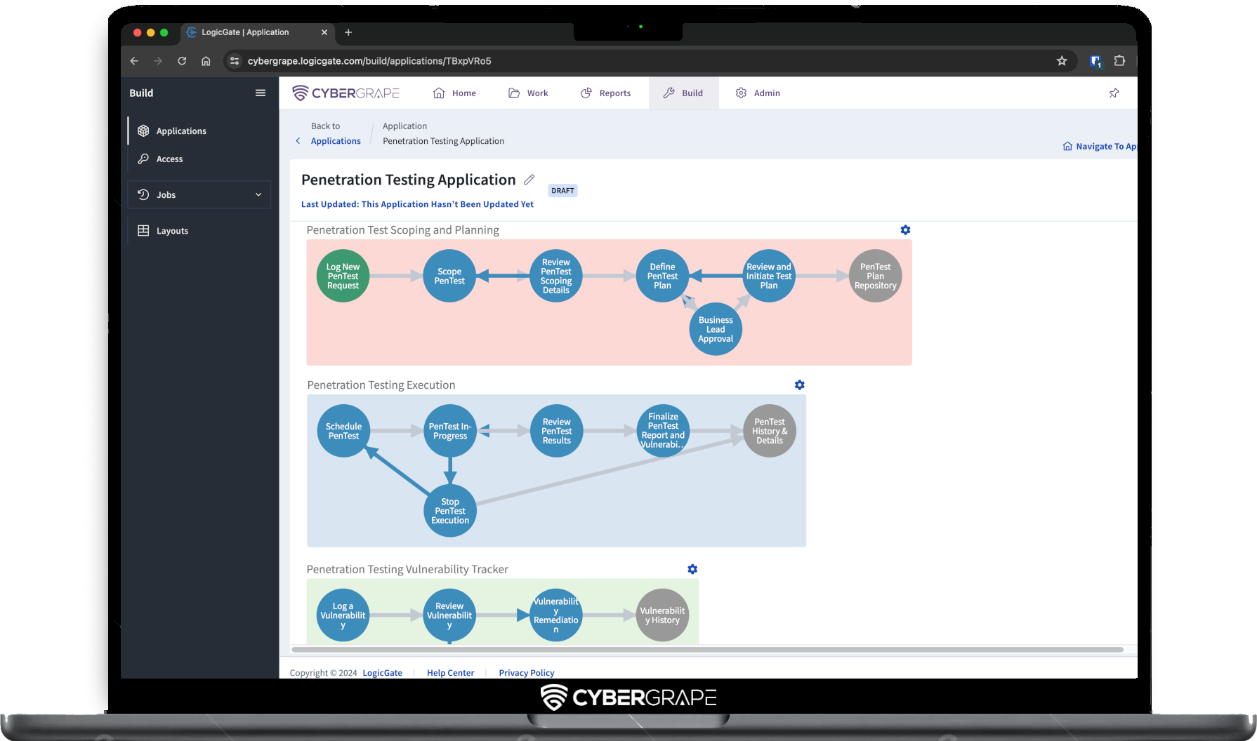 CyberGrape LogicGate Risk Cloud dashbaord